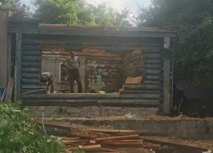Демонтаж деревянного дома Солнечногорск